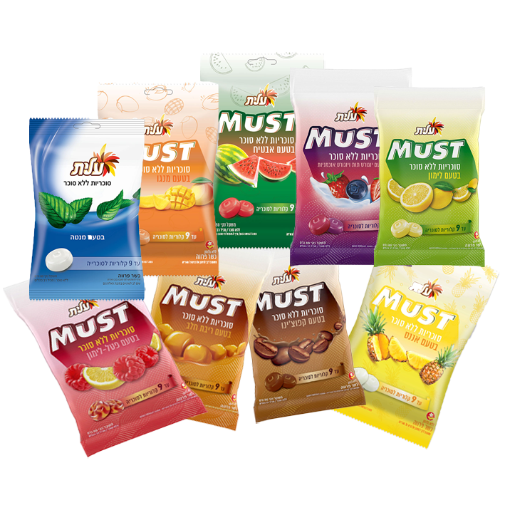 הסוכריות במארזים האישיים שנבחרו :