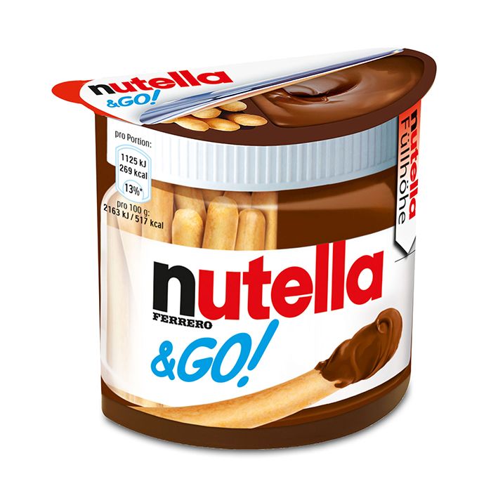 חטיף שוקולד נוטלה טו גו 54 גרם