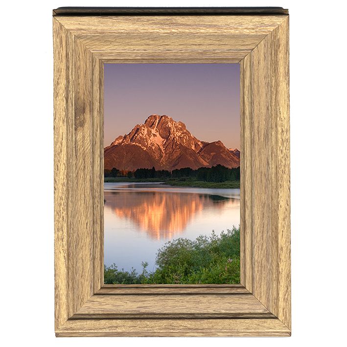 מסגרת לתמונה בגודל 30*20 דגם מדורג עם 4 צבעים לבחירה