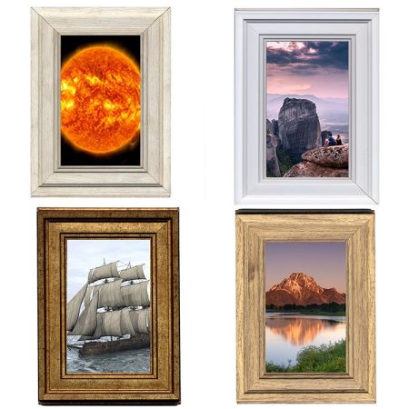 מסגרת לתמונה בגודל  30*20 דגם מדורג עם 4 צבעים לבחירה