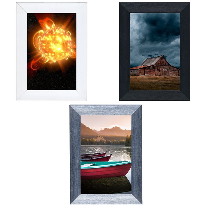 מסגרת לתמונה בגודל 30*20 דגם קלאסי עם 3 צבעים לבחירה