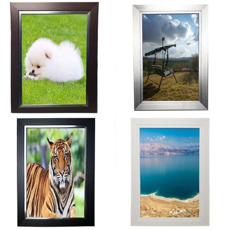 מסגרת לתמונה בגודל 45*30 דגם פס עם 4 צבעים לבחירה