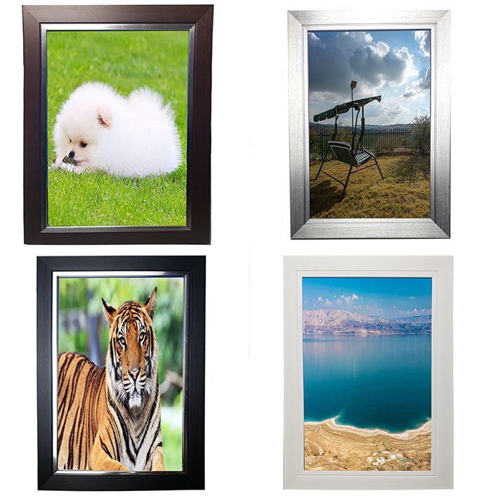 מסגרת לתמונה בגודל 45*30 דגם פס עם 4 צבעים לבחירה