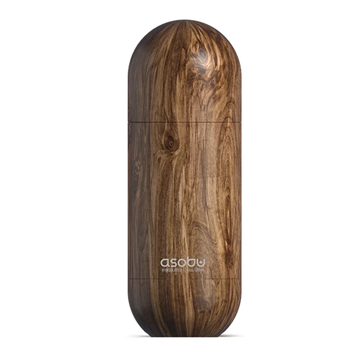 בקבוק תרמי אסובו wood 420 מ"ל