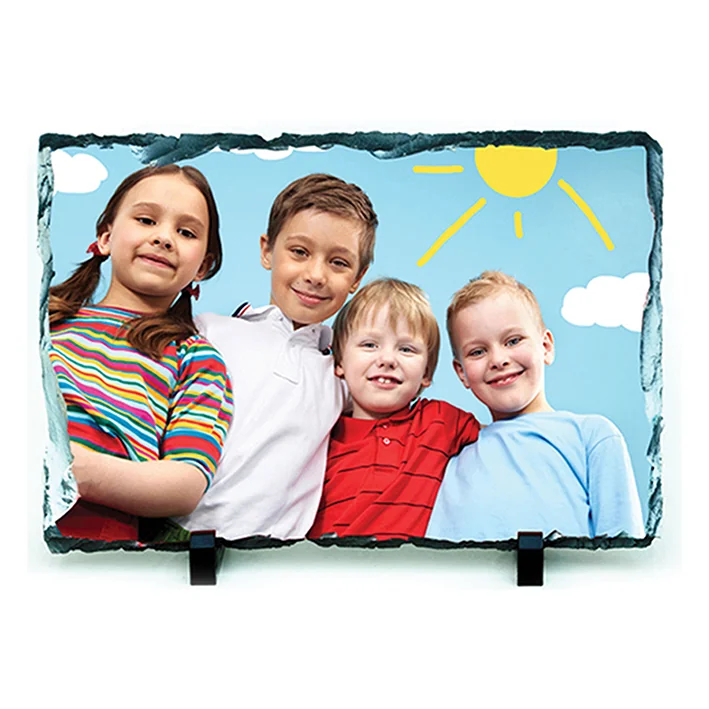 אבן בזלת בצורת מלבן בגודל 10*15 ס"מ להדפסת תמונה והקדשה אישית