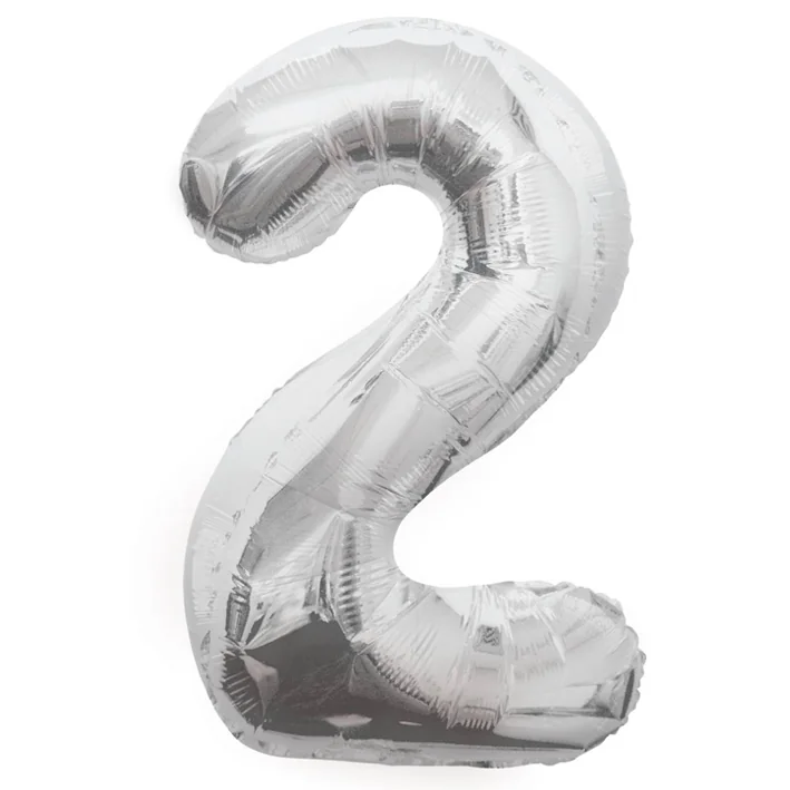 בלון מיילר 34 אינטש מספר 2 בצבע כסף