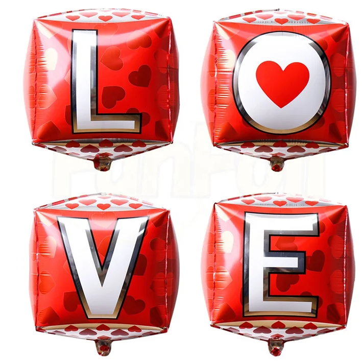 בלון מיילר בצורת מרוב תלת מימד love י 22 אינטש