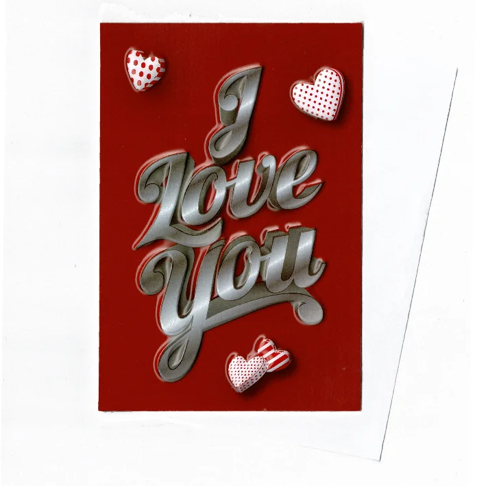 כרטיס ברכה i love you