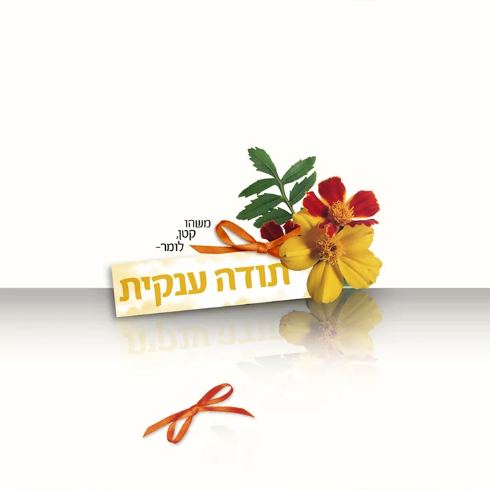 טבלת שוקולד עם עטיפה מיוחדת - תודה ענקית – תמונה 2